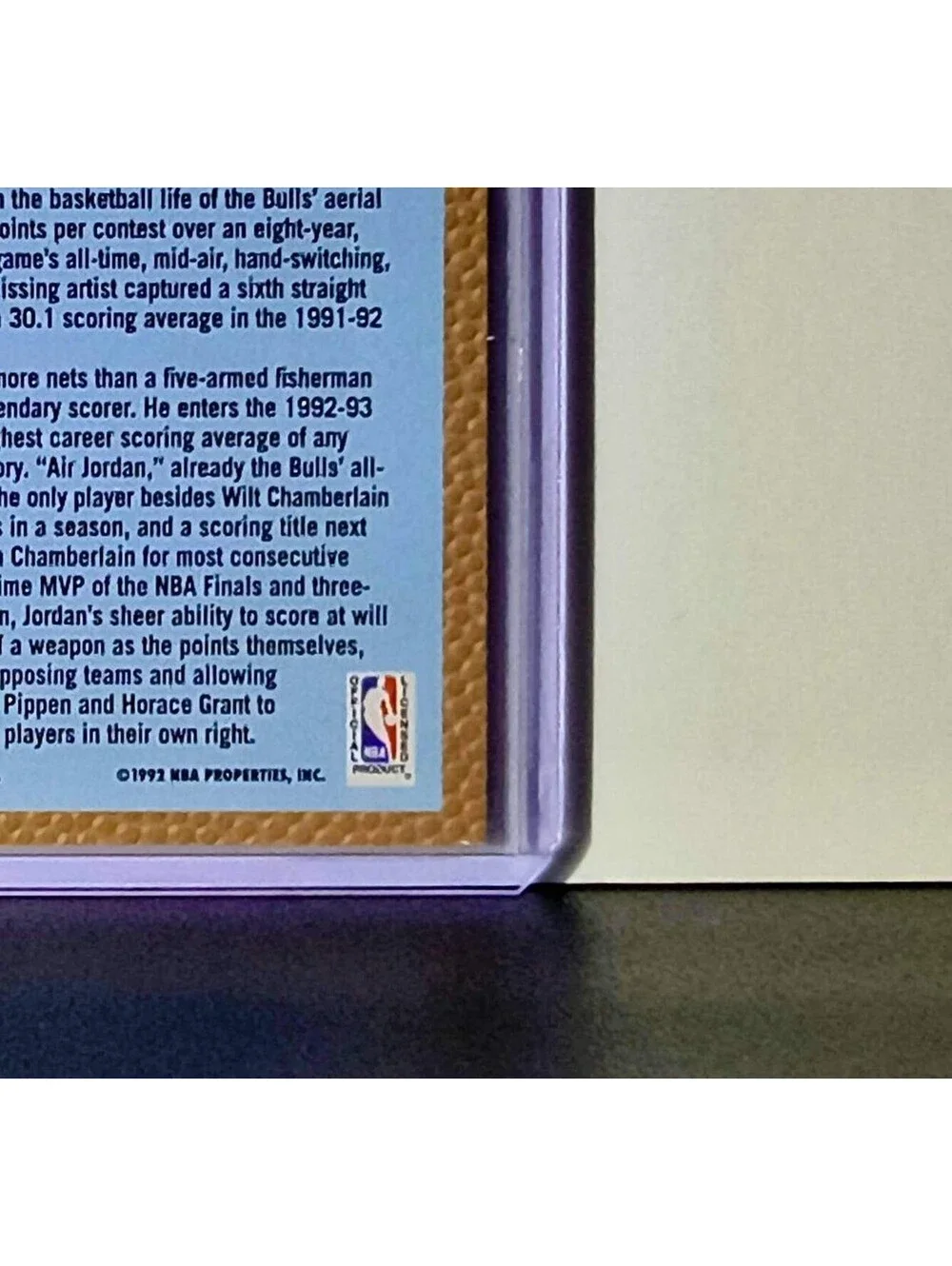 Michael Jordan 1992-93 Fleer League Leader #238 Basketball Card Chicago Bulls